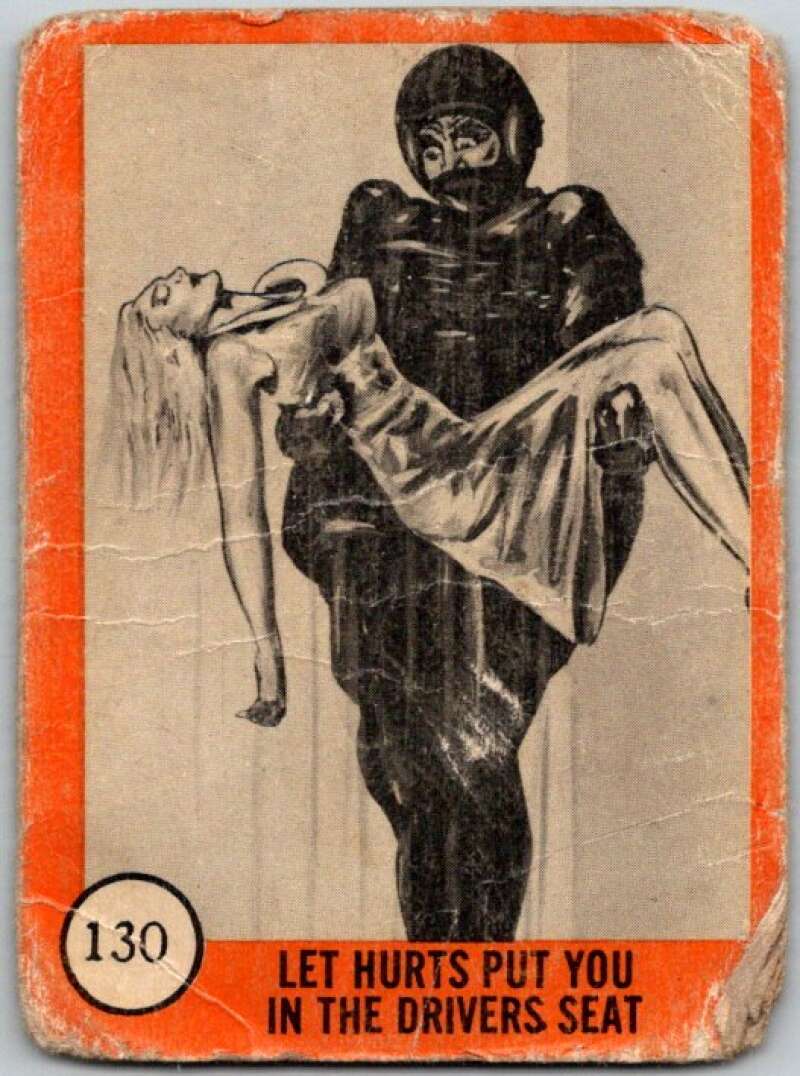 1961 Horror Monsters #130 Let Hurts put you in Seat V46777