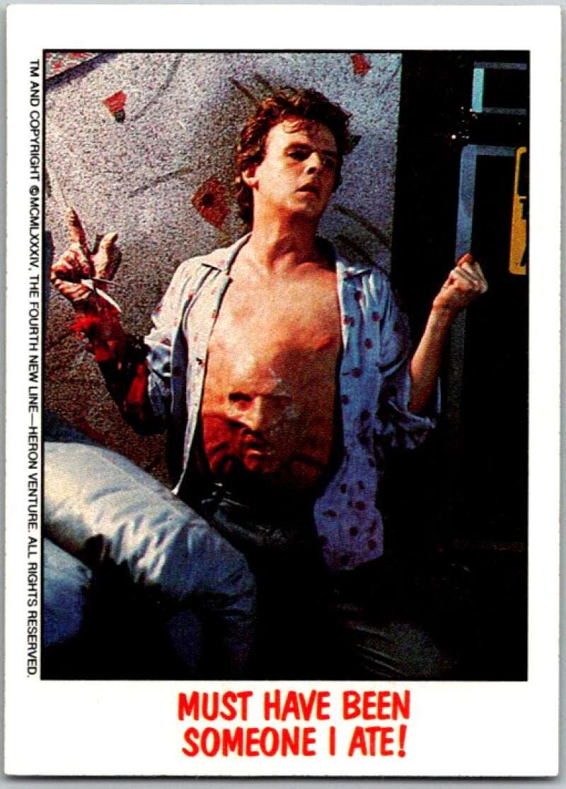 1988 Topps Fright Flicks #15 Must Have Been Someone I Ate V46785