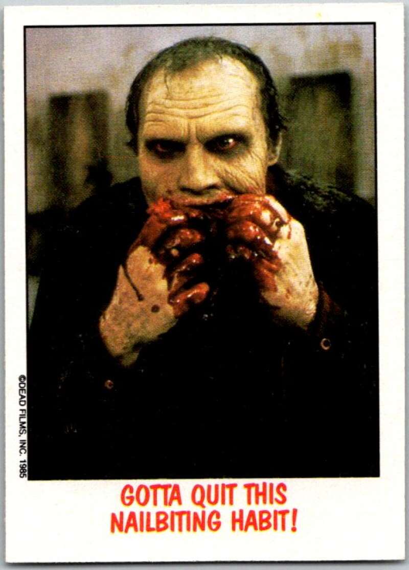 1988 OPC Fright Flicks #3 Gotta Quit This Nailbiting Habit V46794