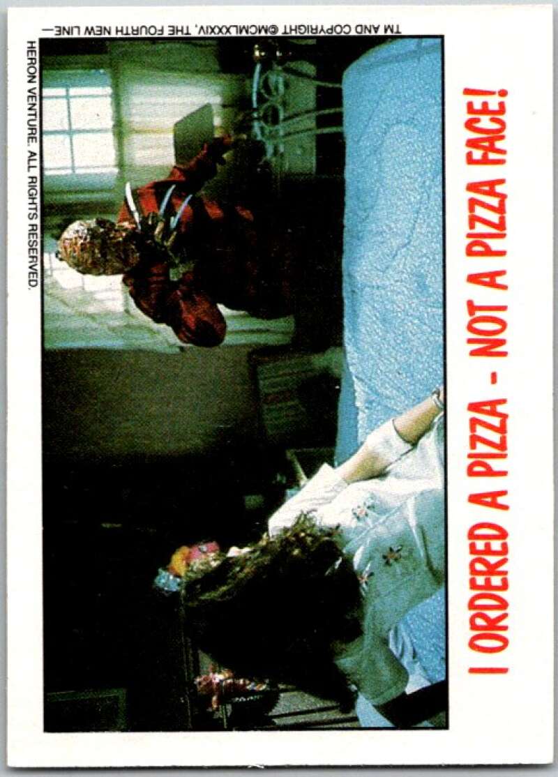 1988 OPC Fright Flicks #12 I Ordered a Pizza Not a Pizza Face V46803