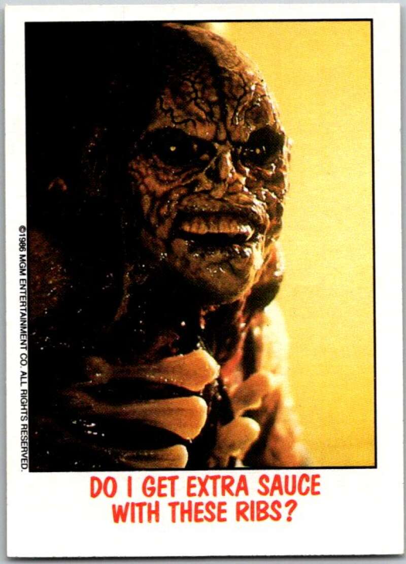 1988 OPC Fright Flicks #14 Do I Get Extra Sauce with These Ribs V46804