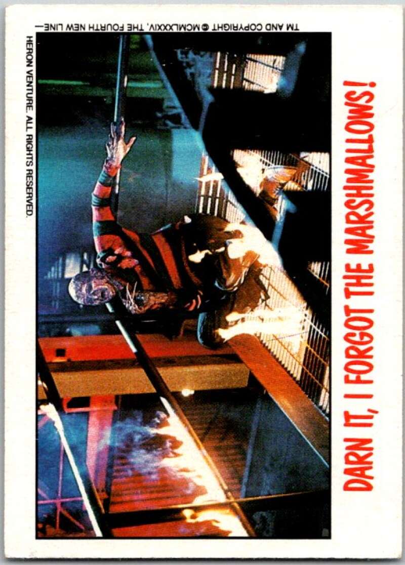 1988 OPC Fright Flicks #41 Darn It/I Forgot the Marshmallows V46816