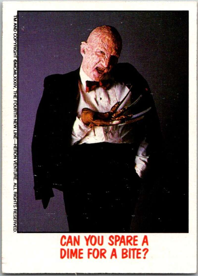 1988 OPC Fright Flicks #63 Can You Spare a Dime for a Bite V46827