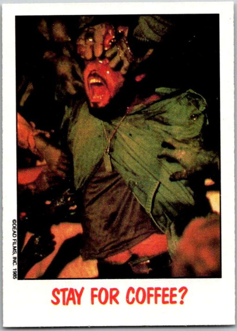 1988 OPC Fright Flicks #71 Stay for Coffee V46833