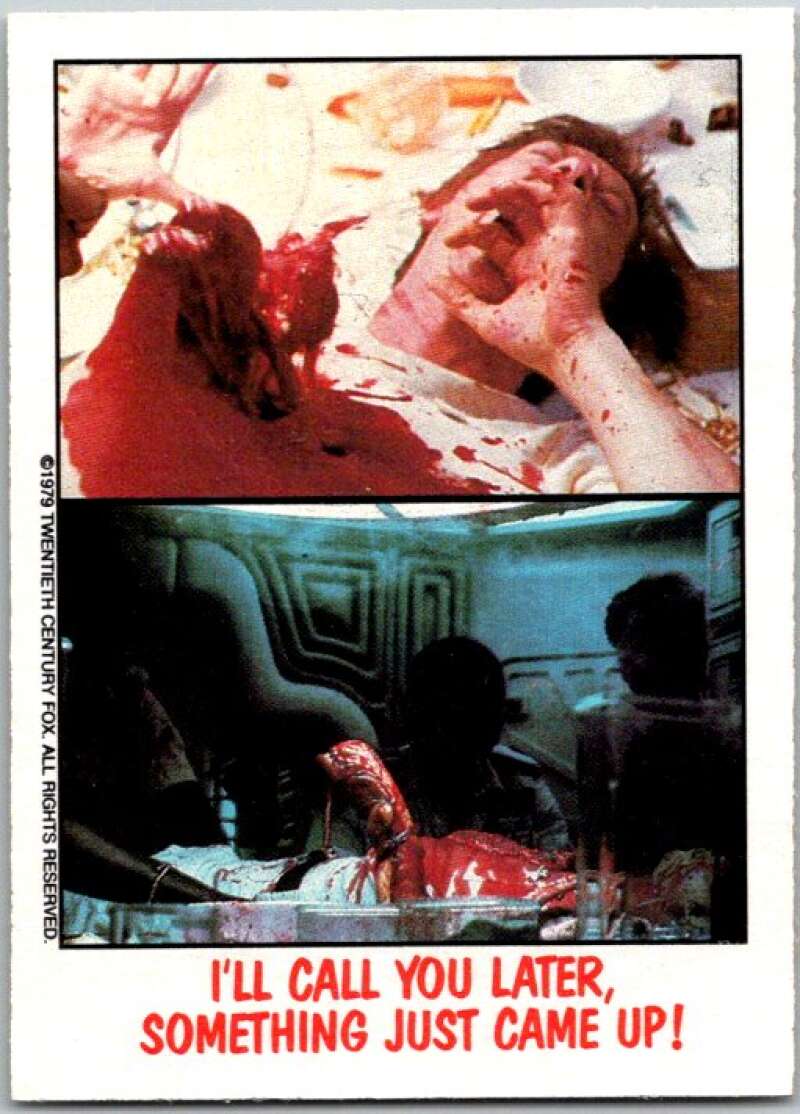 1988 OPC Fright Flicks #74 I'll Call You Later/Something Just Came Up V46837