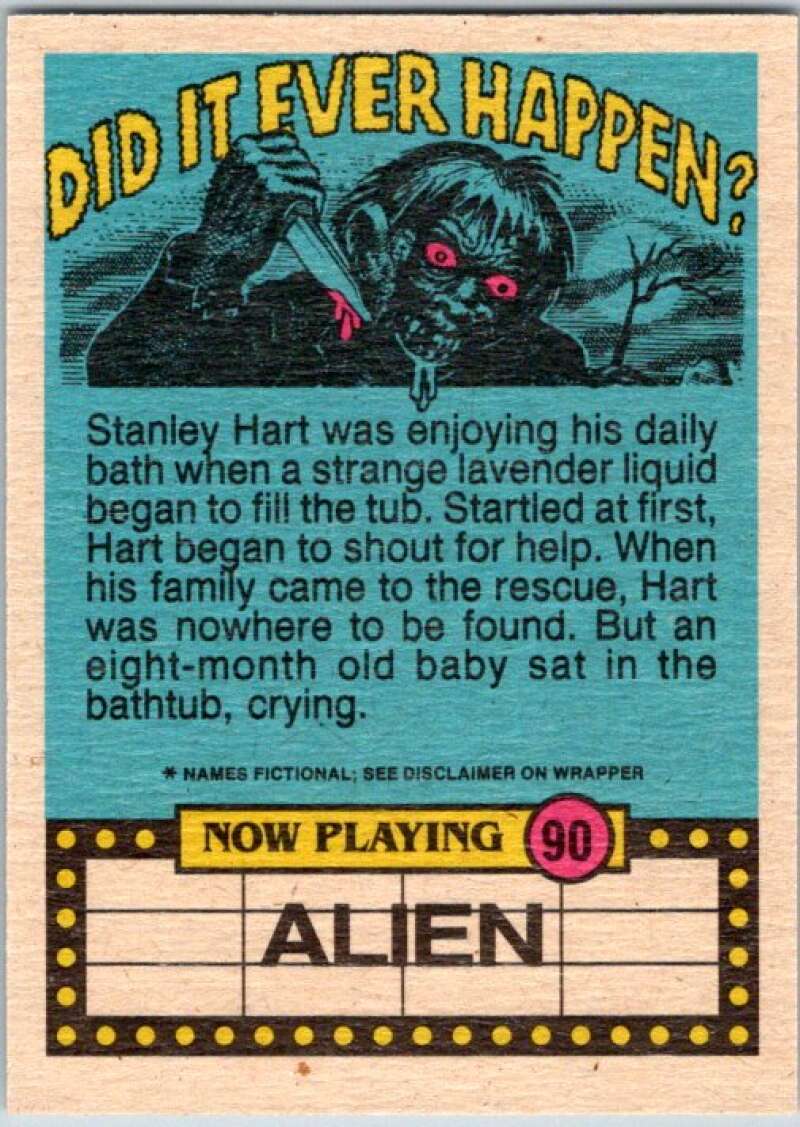 1988 OPC Fright Flicks #90 Thank You/Thank You/Thank You V46845