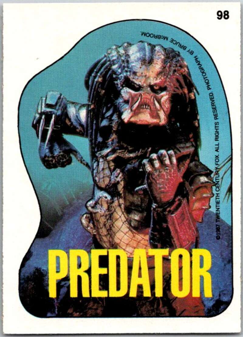 1988 OPC Fright Flicks #98 Predator V46852