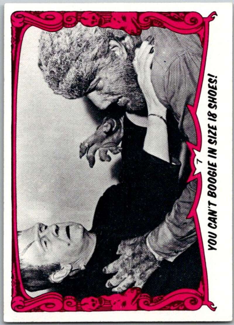 1980 You'll Die Laughing Creature #7 Youy Can't Boogie In Size 18 Shoes! V46863