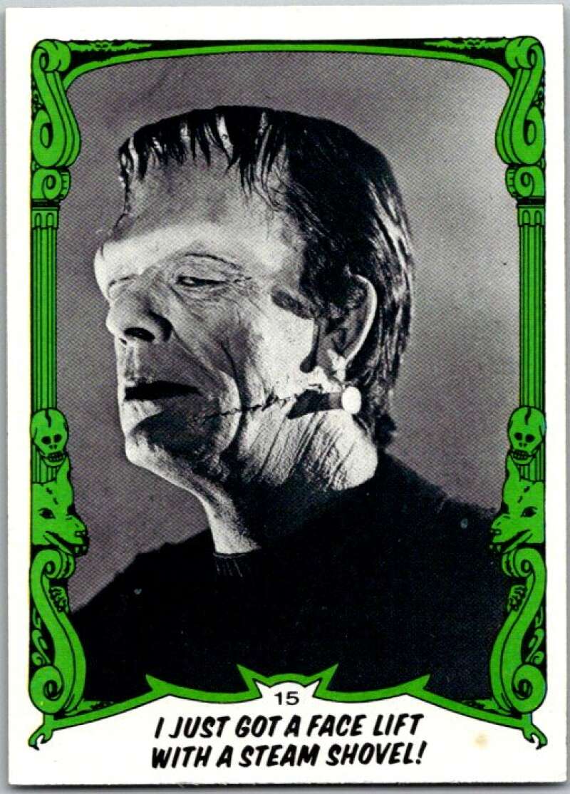 1980 You'll Die Laughing Creature #15 Face Lift With A Steam Shovel! V46874