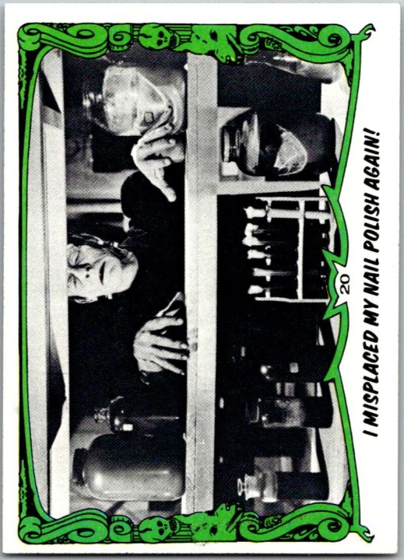 1980 You'll Die Laughing Creature #20 I Misplaced My Nail Polish Again! V46881