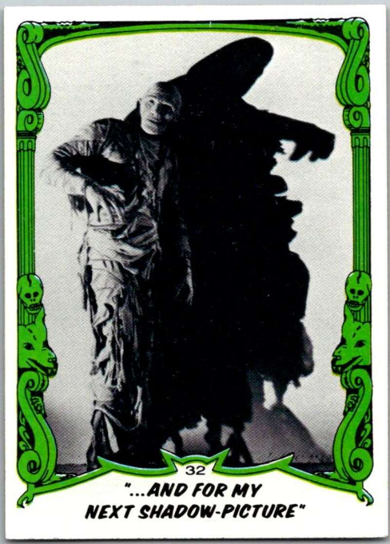 1980 You'll Die Laughing Creature #32 "â¦And For My Next Shadow-Picture" V46895