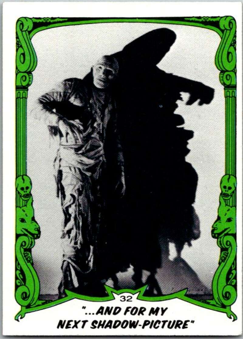 1980 You'll Die Laughing Creature #32 "â¦And For My Next Shadow-Picture" V46896
