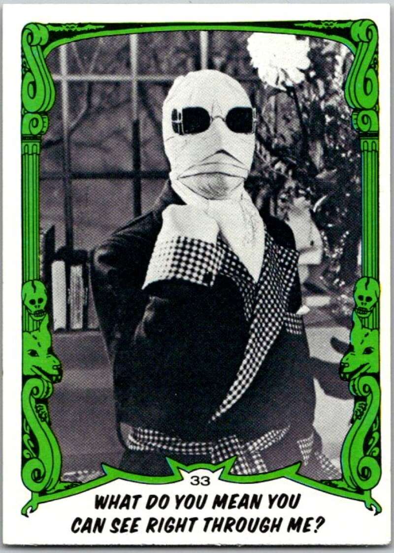 1980 You'll Die Laughing Creature #33 You Can See Right Through Me? V46897
