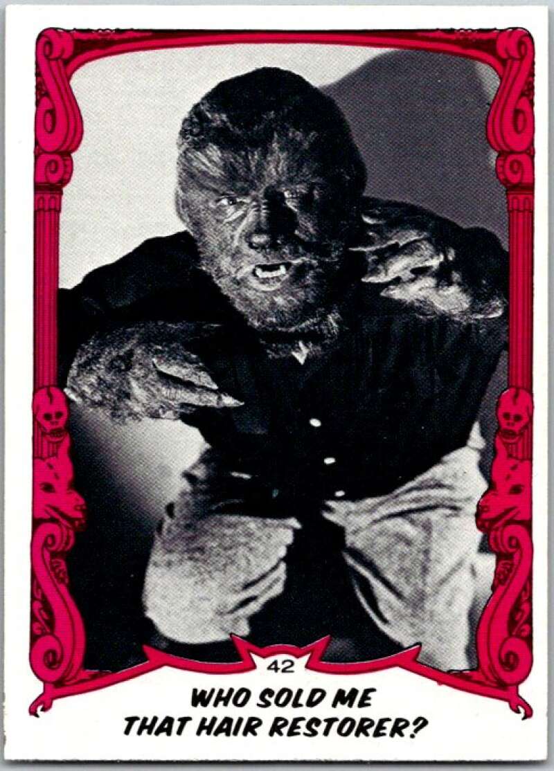 1980 You'll Die Laughing Creature #42 Who Sold Me That Hair Restorer? V46912