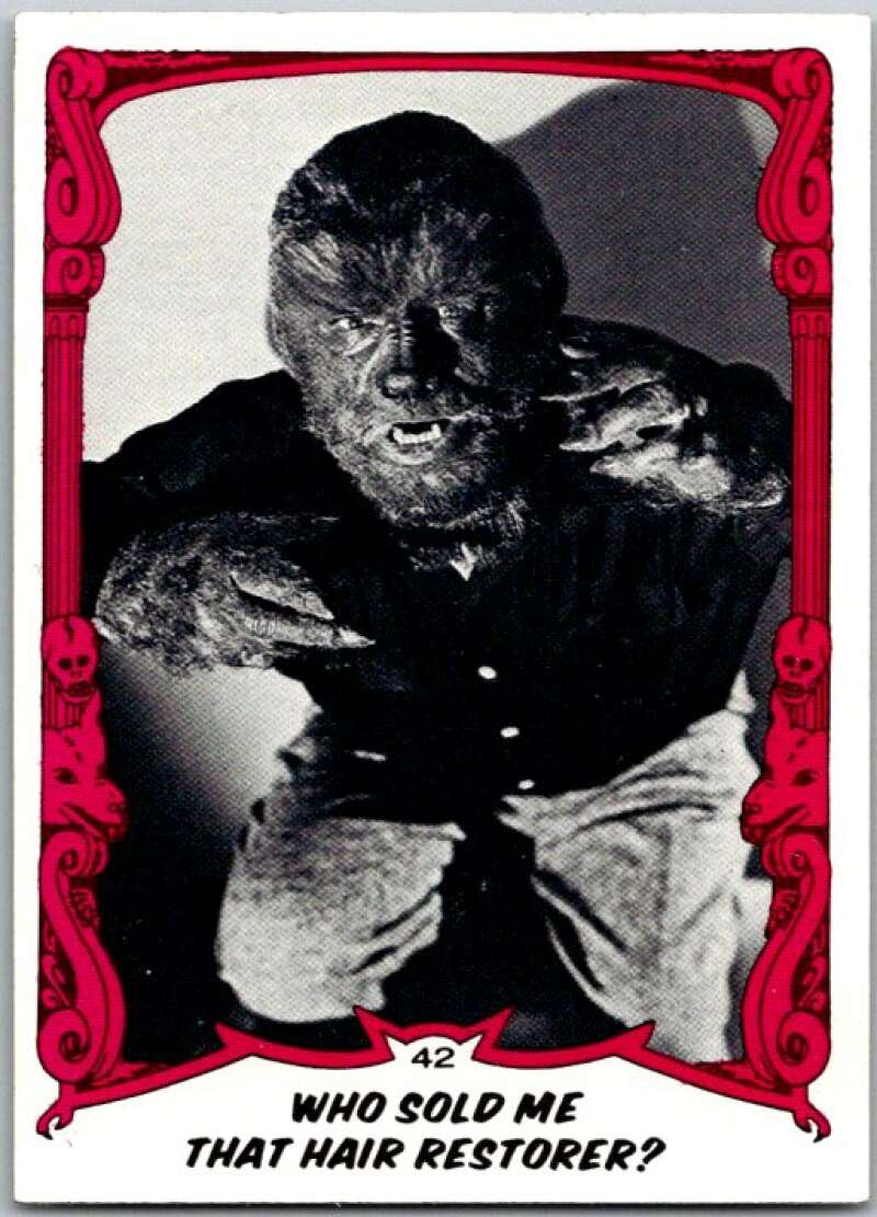 1980 You'll Die Laughing Creature #42 Who Sold Me That Hair Restorer? V46913