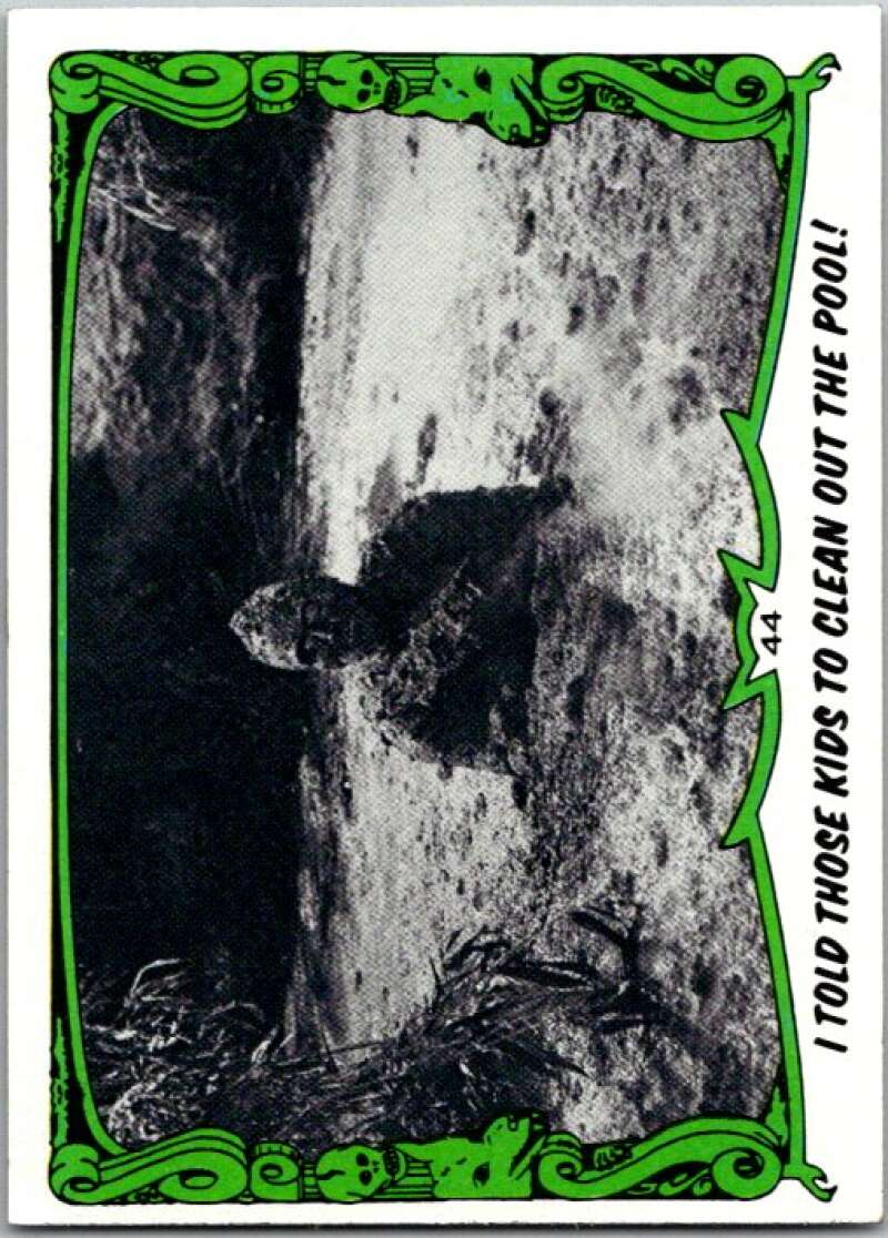 1980 You'll Die Laughing Creature #44 Told Kids To Clean Out The Pool! V46915