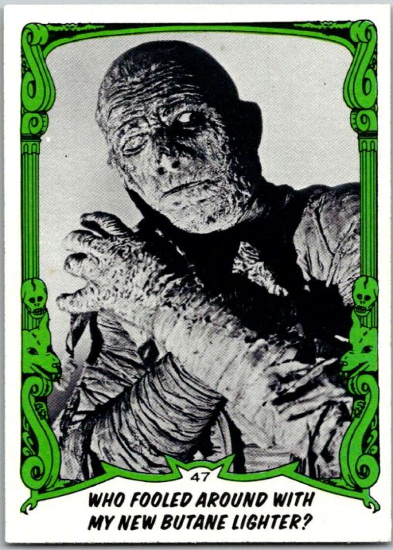 1980 You'll Die Laughing Creature #47 Who Fooled Around Lighter? V46919