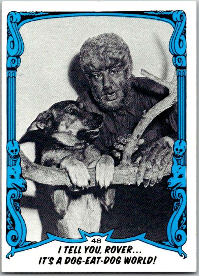 1980 You'll Die Laughing Creature #48 Rover dog-Eat-Dog World! V46920