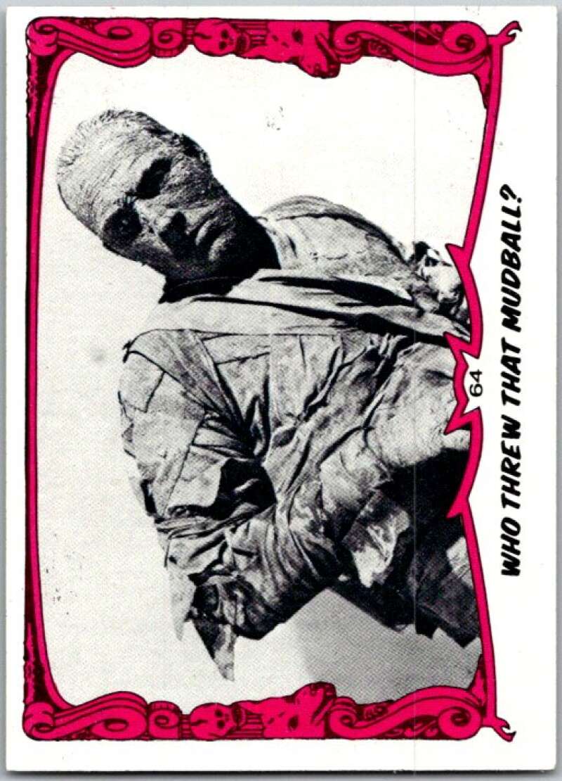 1980 You'll Die Laughing Creature #64 Who Threw That Mudball? V46938