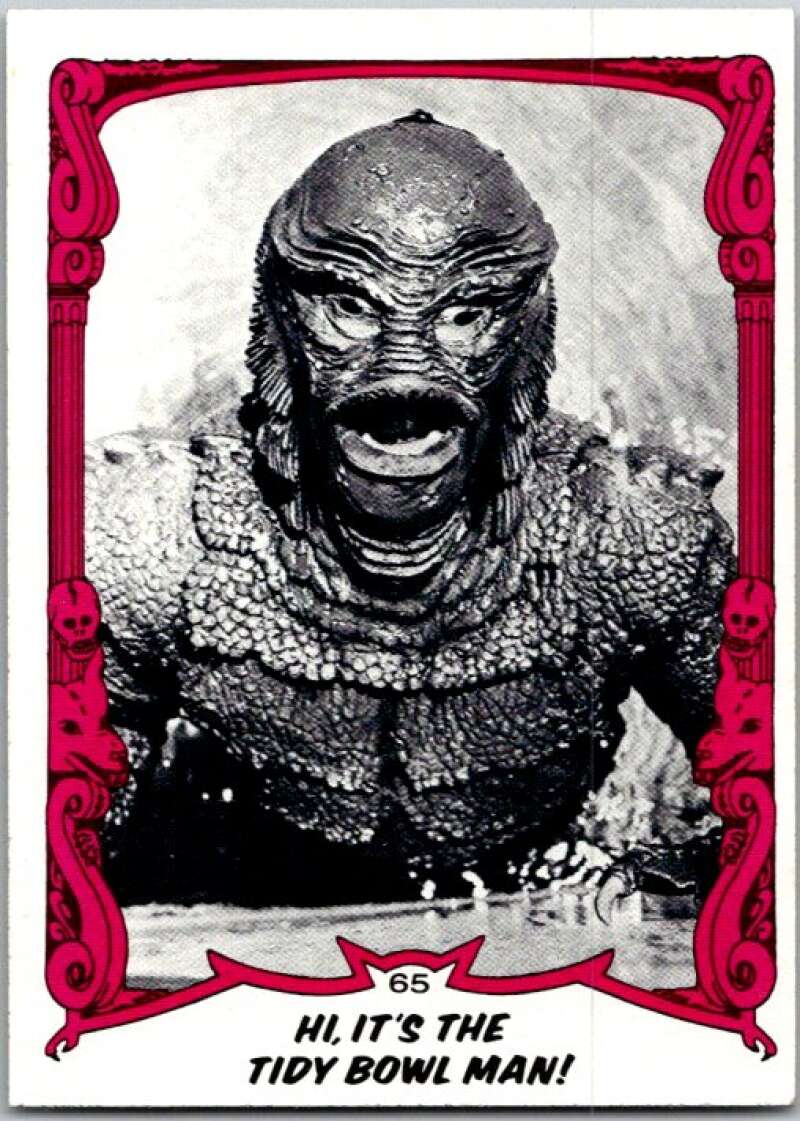 1980 You'll Die Laughing Creature #65 Hi, It's The Tidy Bowl Man! V46939