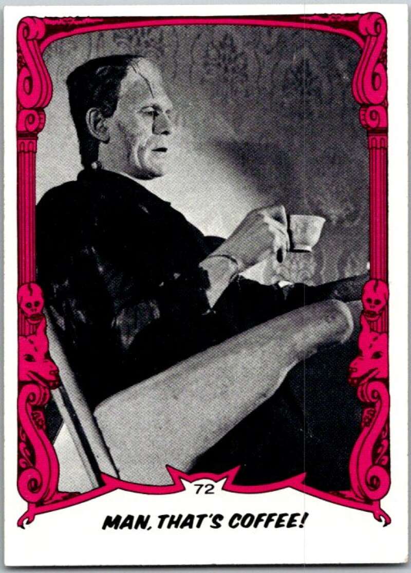 1980 You'll Die Laughing Creature #72 Man, That's Coffee! V46948