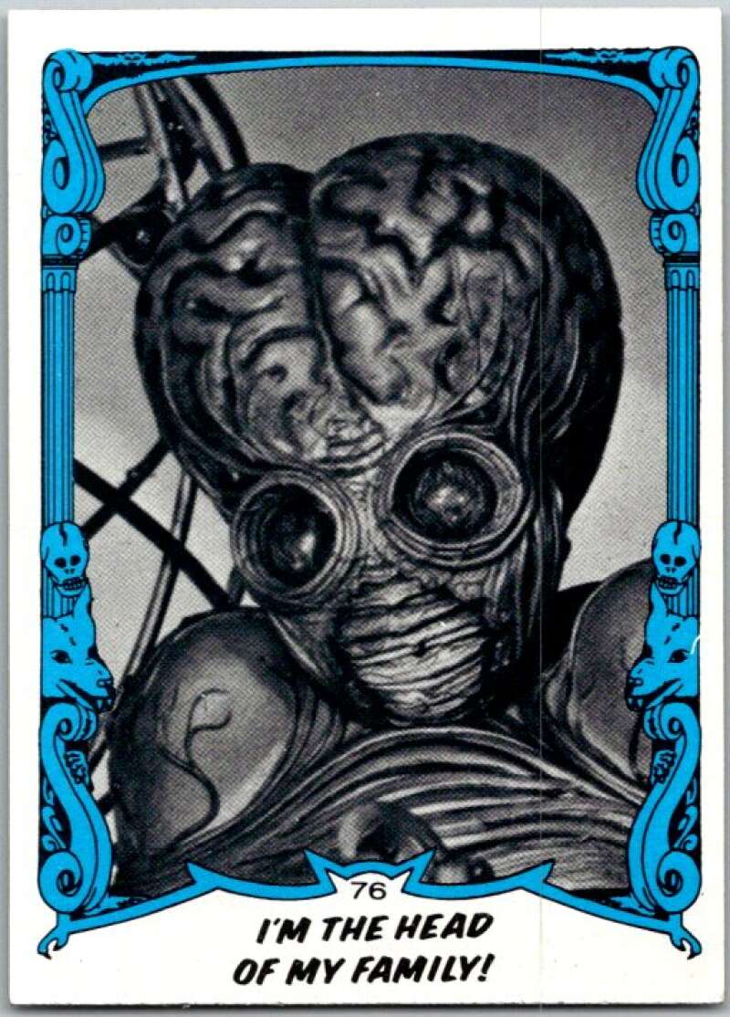 1980 You'll Die Laughing Creature #76 I'm The Head Of My Family! V46952