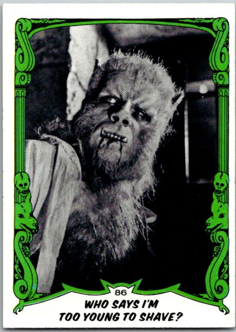 1980 You'll Die Laughing Creature #86 I'm Too Young To Shave? V46964