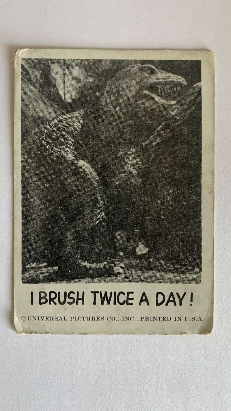 1961 Leaf Spook Stories #3 I brush twice a day V46968