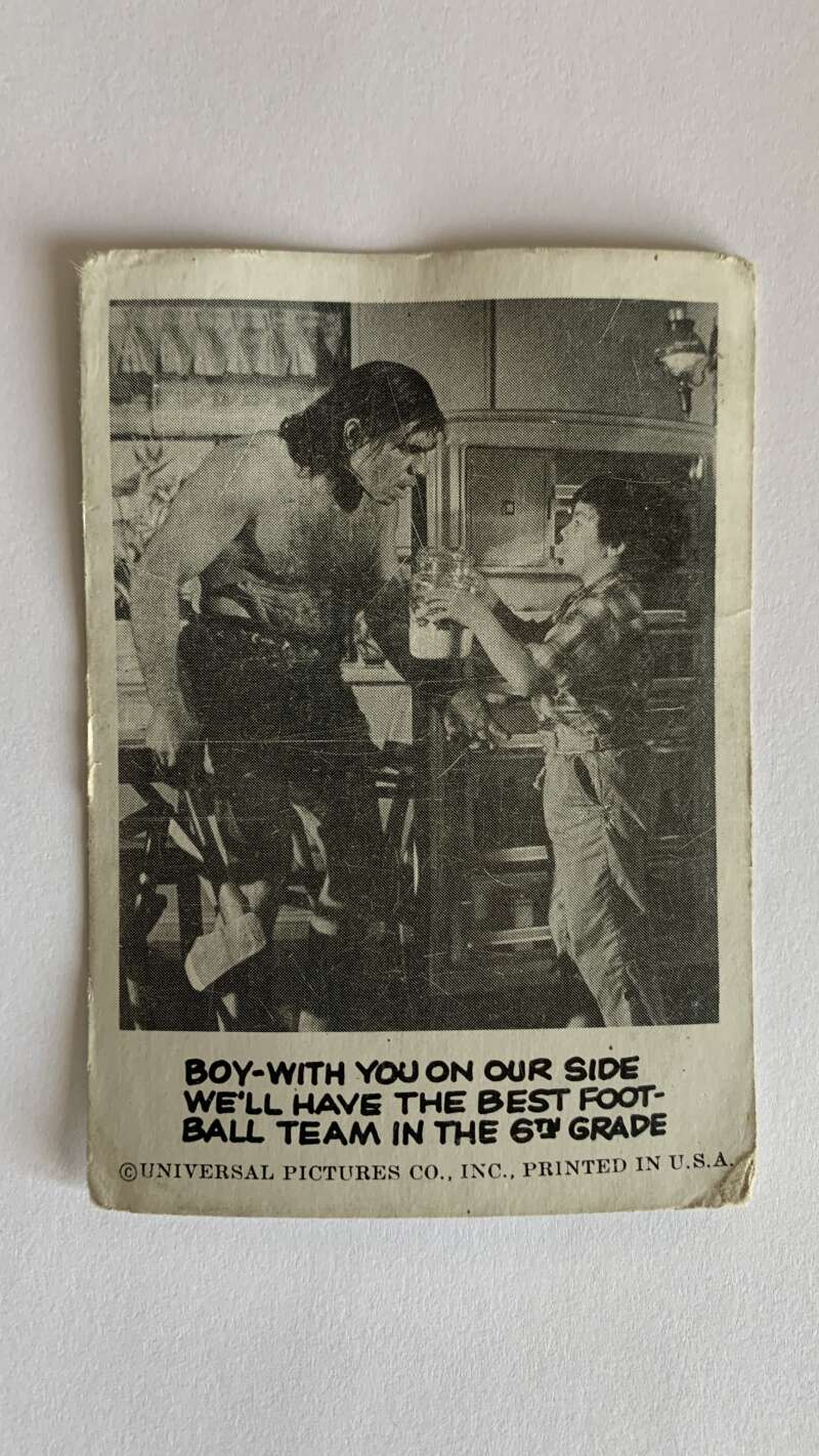 1961 Leaf Spook Stories #10 Boy With you on our side we'll have the best V46972