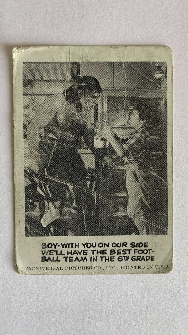1961 Leaf Spook Stories #10 Boy With you on our side we'll have the best V46973