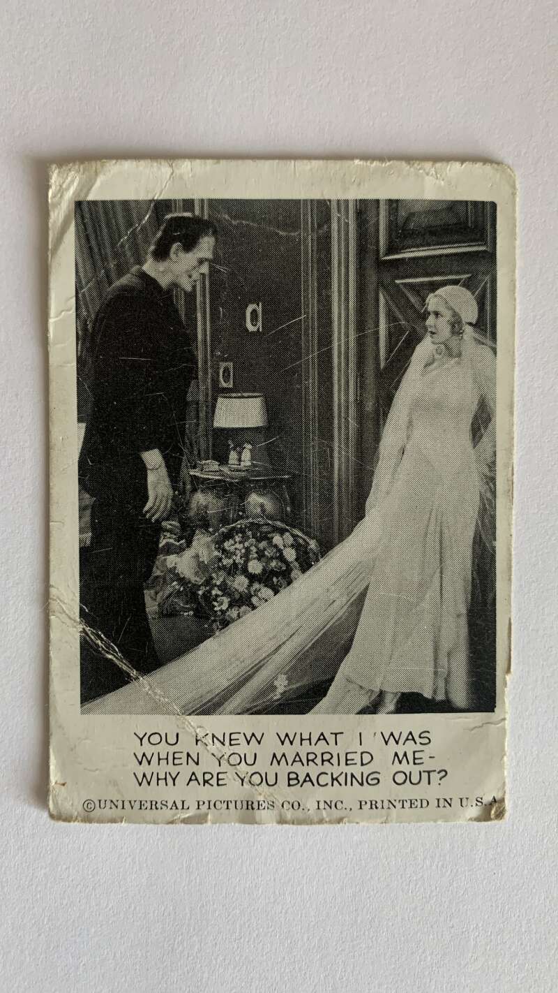 1961 Leaf Spook Stories #13 You knew when you married me V46977