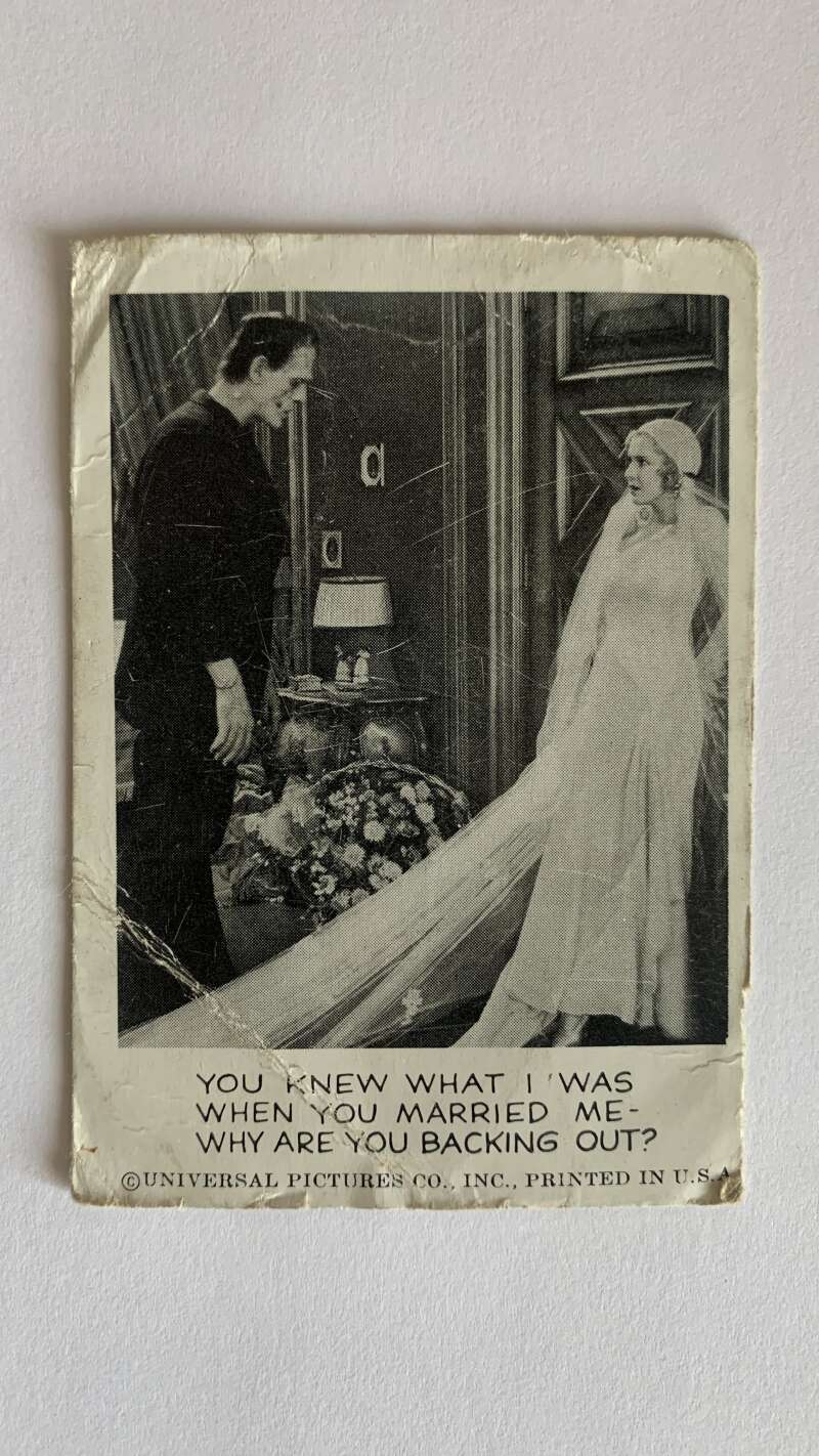 1961 Leaf Spook Stories #13 You knew when you married me  V46977