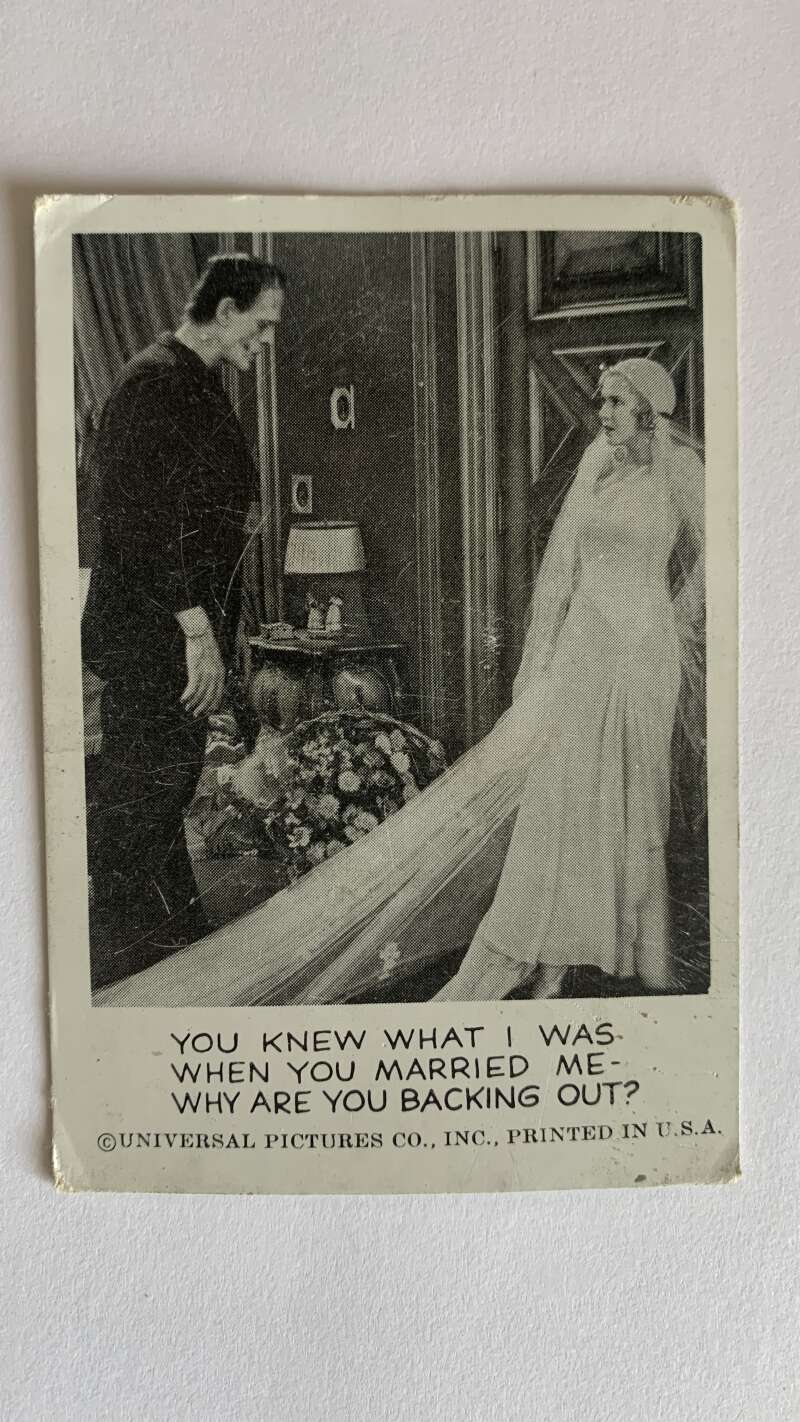 1962 Leaf Spook Stories #13 You knew when you married me V46978