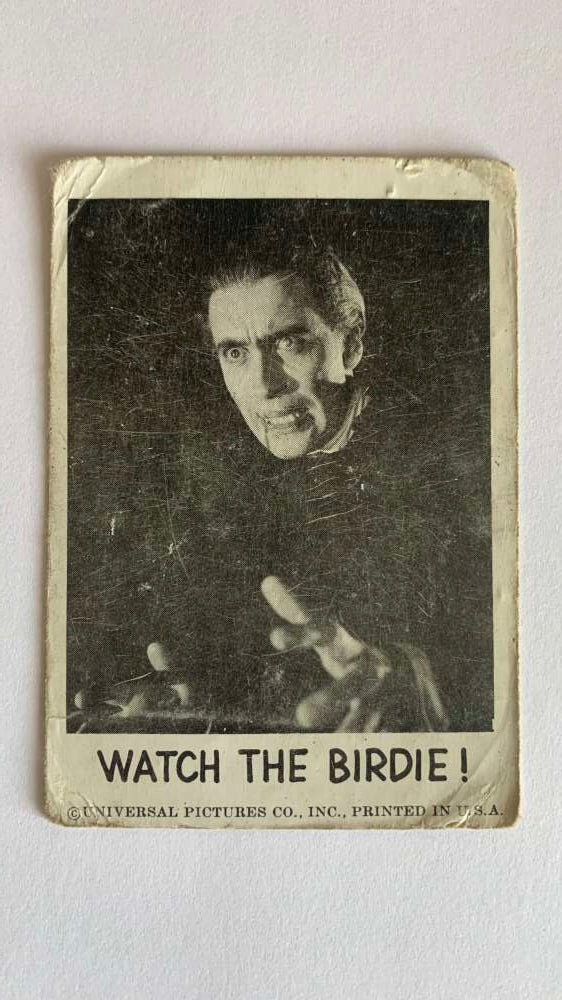 1961 Leaf Spook Stories #16 Watch the birdie V46982