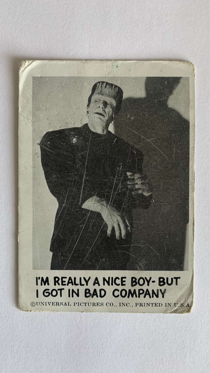 1961 Leaf Spook Stories #18 I'm really nice boy I got in bad company V46984