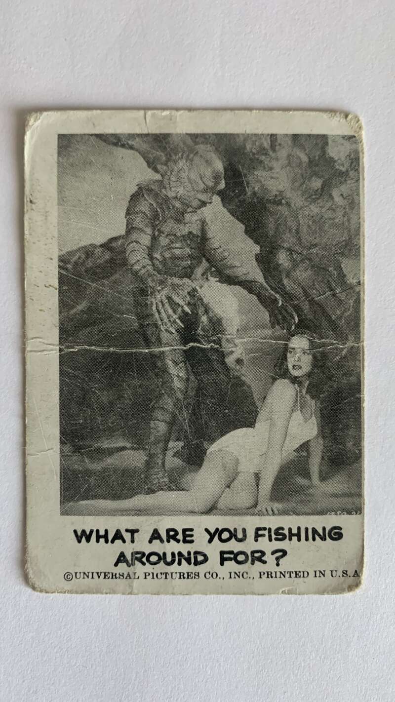 1961 Leaf Spook Stories #30 What are you fishing around for V46997