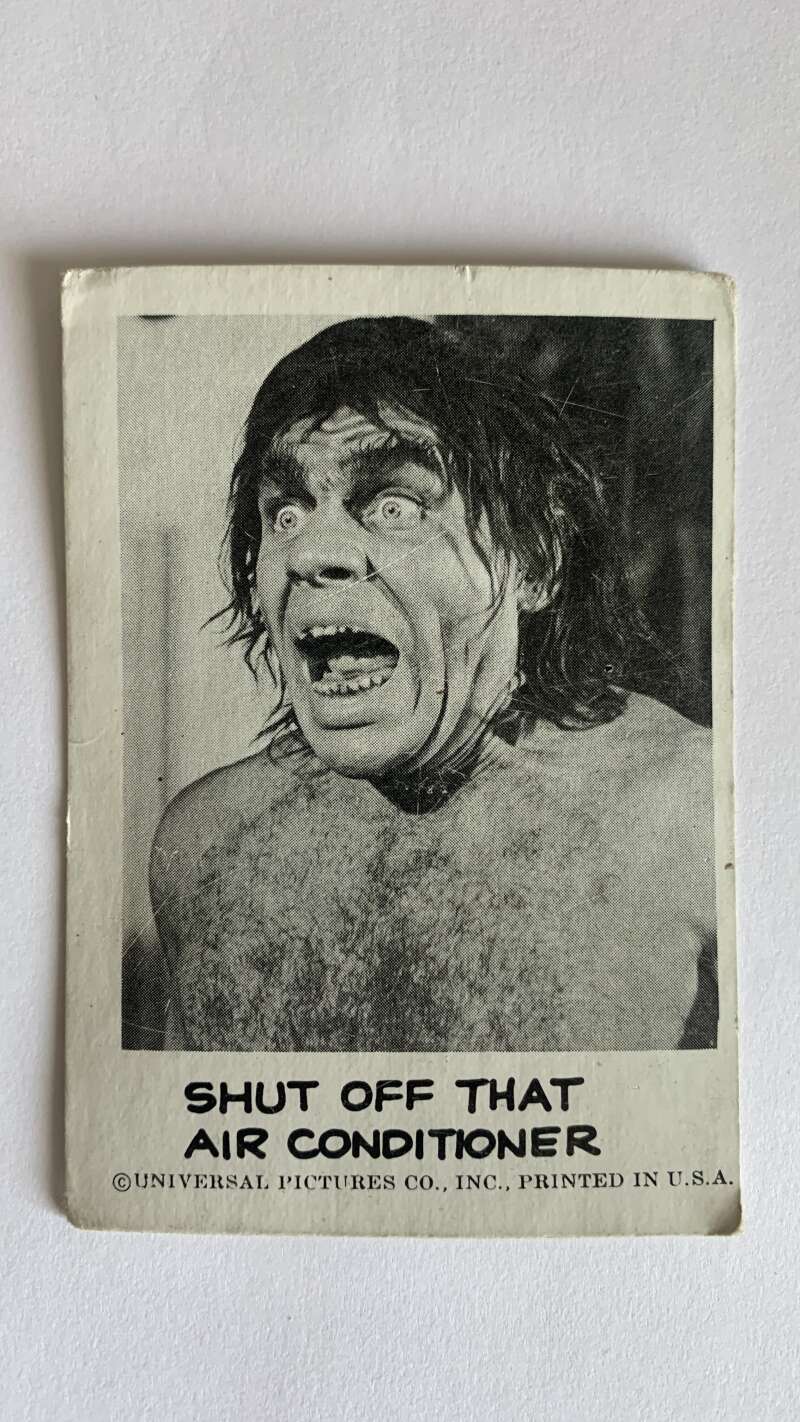1961 Leaf Spook Stories #34 Shut off that air itioner V47000