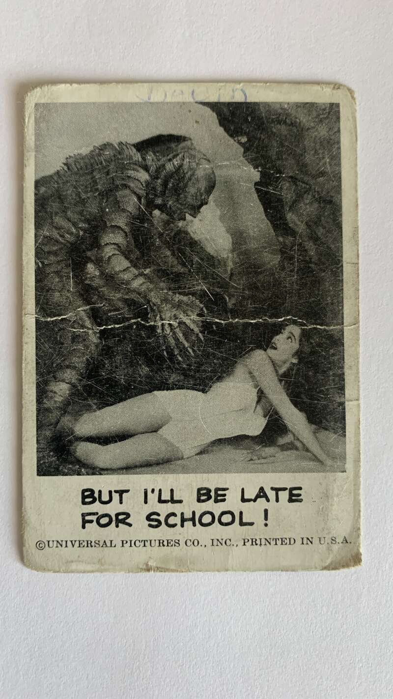 1961 Leaf Spook Stories #52 But I'll be late for school V47015