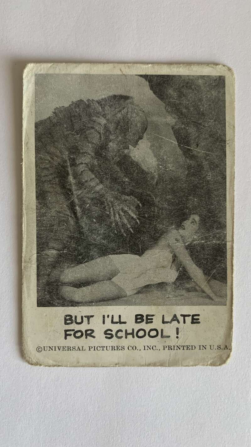 1961 Leaf Spook Stories #52 But I'll be late for school V47016