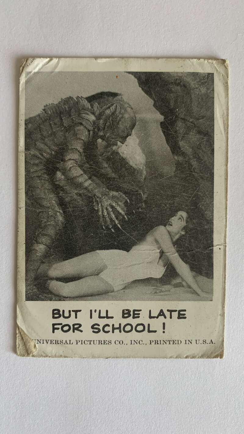 1961 Leaf Spook Stories #52 But I'll be late for school V47017