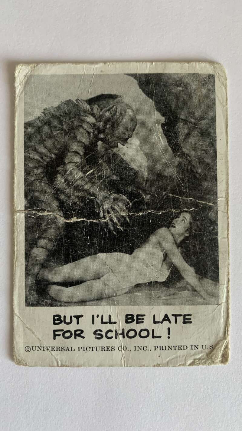 1961 Leaf Spook Stories #52 But I'll be late for school V47018