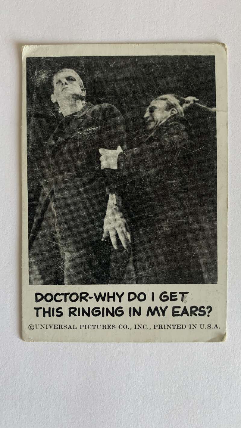 1961 Leaf Spook Stories #53 Doctor Why do I get this ringing V47019