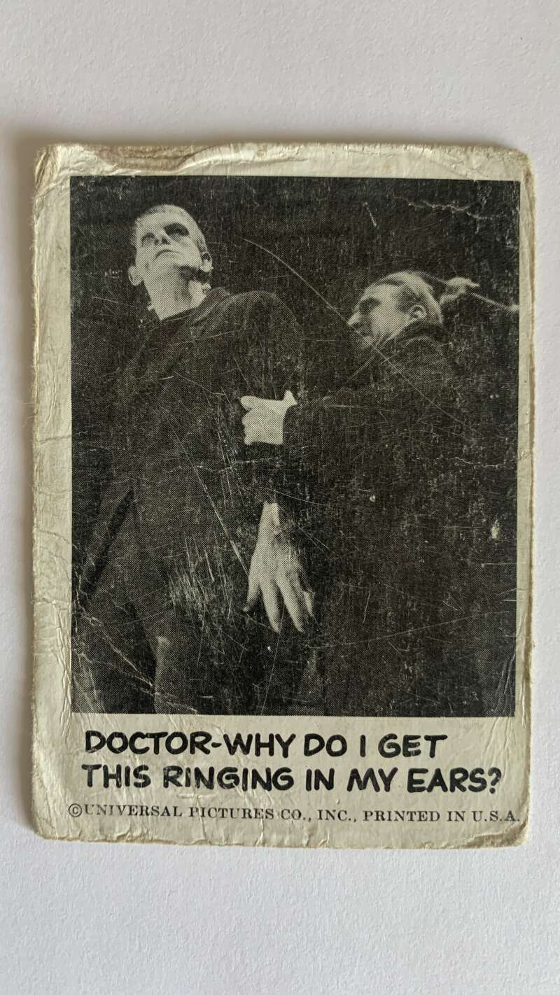 1962 Leaf Spook Stories #53 Doctor Why do I get this ringing V47020