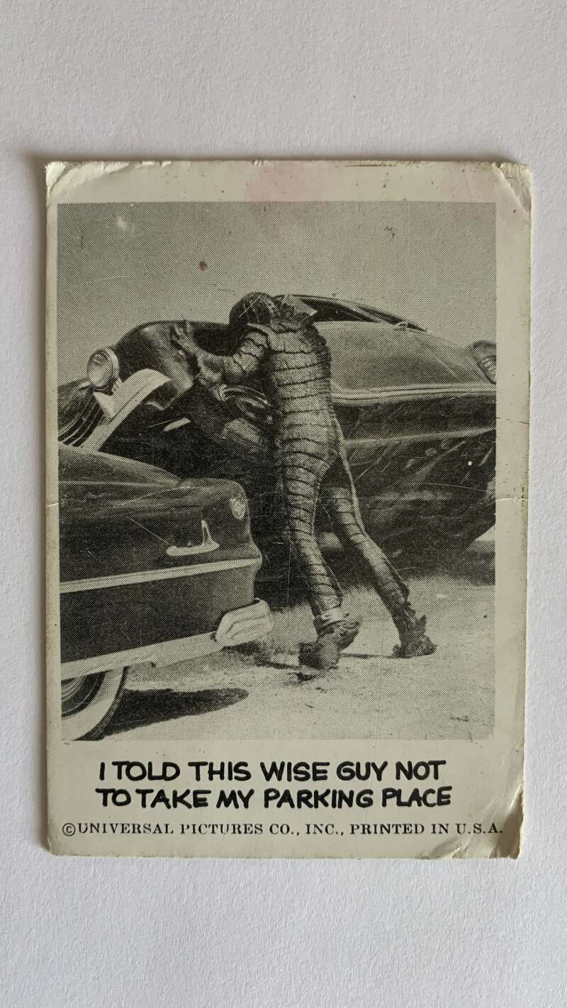 1961 Leaf Spook Stories #63 Take My Parking Place V47027