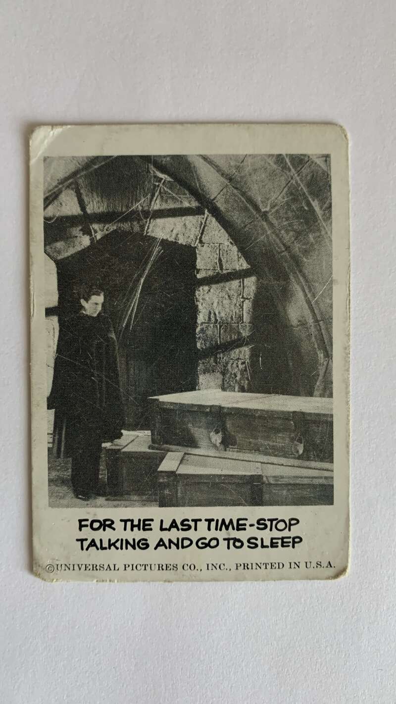 1961 Leaf Spook Stories #69 For the last time Stop talking V47030