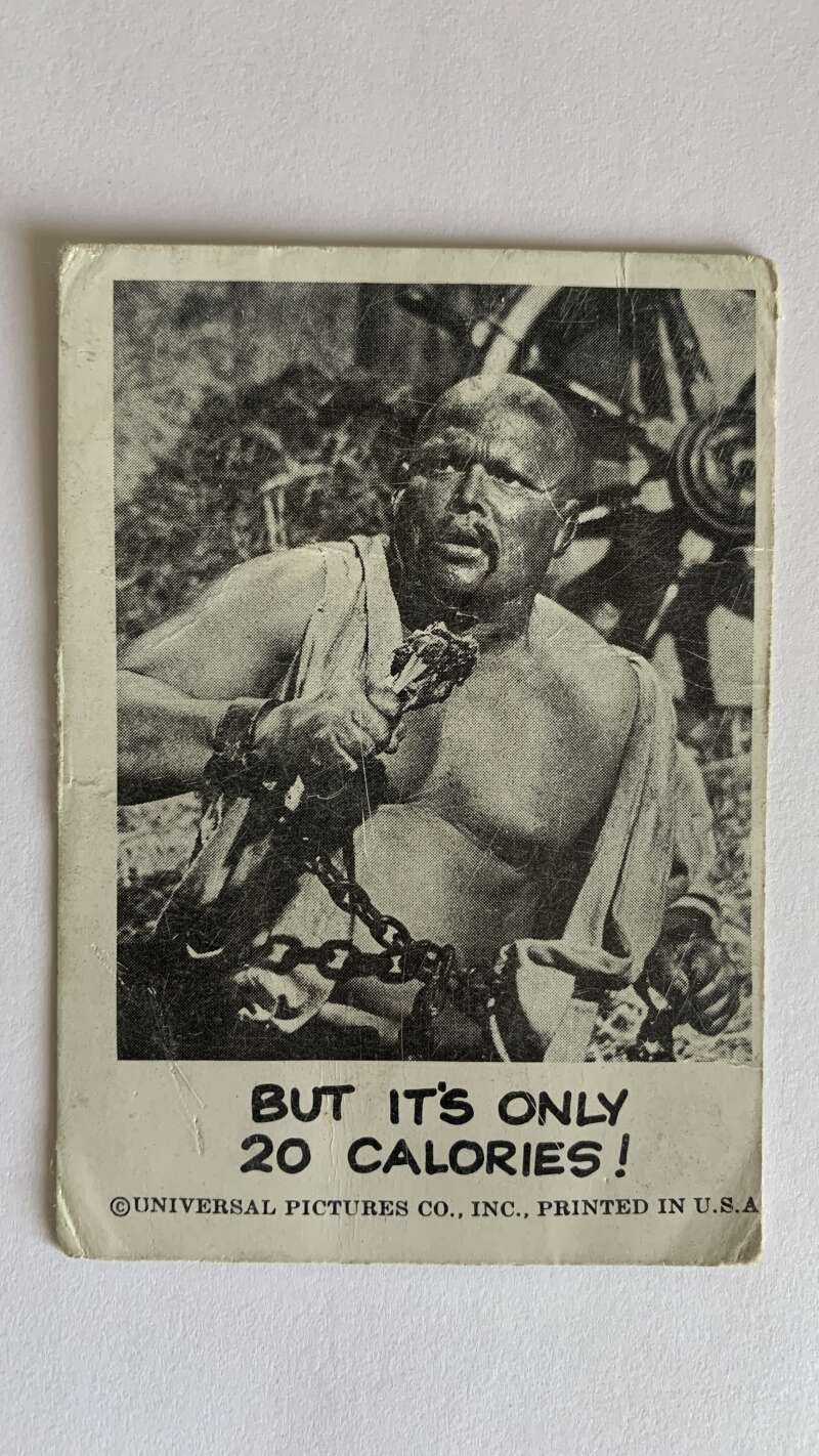 1961 Leaf Spook Stories #83 But it's only 20 calories V47037