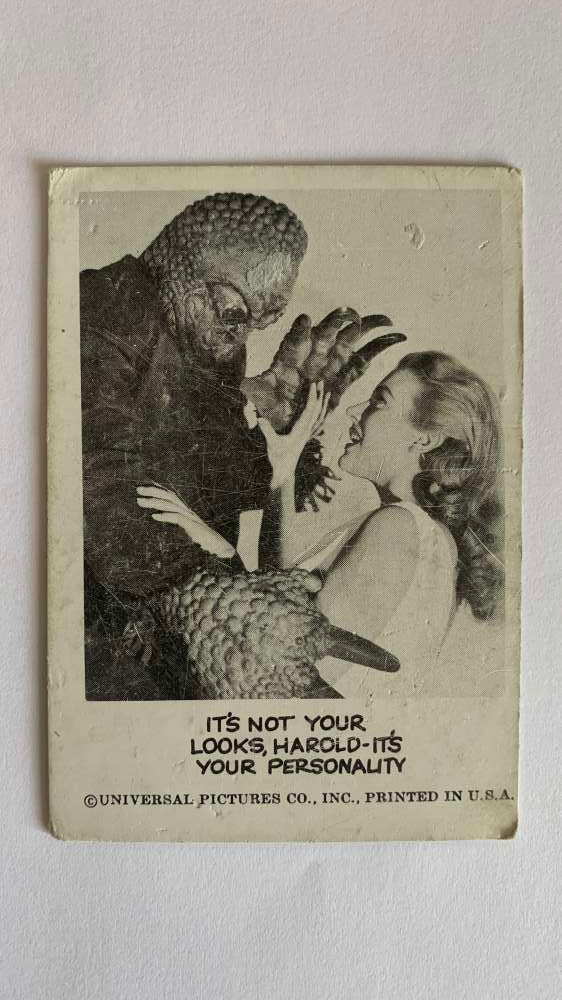 1961 Leaf Spook Stories #111 It's not your looks It's your personality V47048