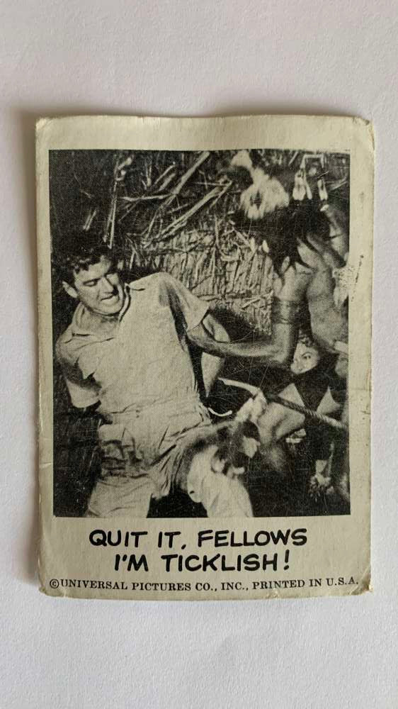 1961 Leaf Spook Stories #121 Quit it fellows I'm ticklish V47051