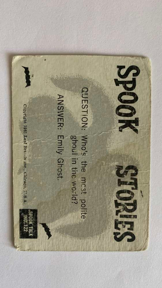 1961 Leaf Spook Stories #122 Don't just stand there Call the vet V47052