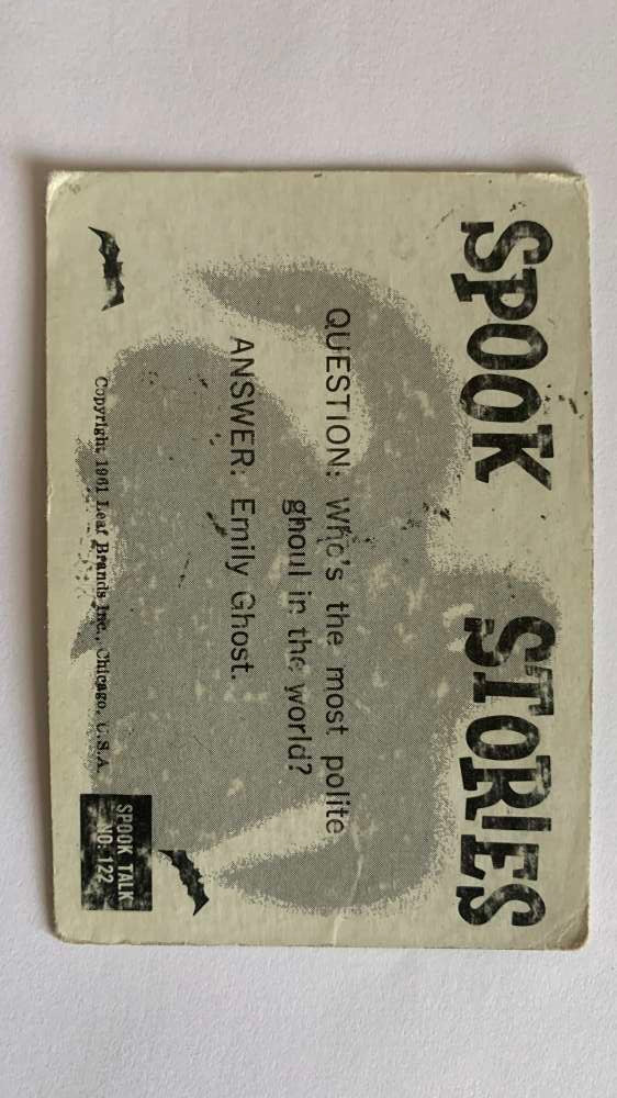 1961 Leaf Spook Stories #122 Don't just stand there Call the vet V47053